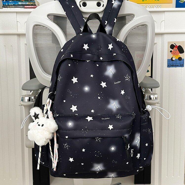 学院星星大容量轻便学生双肩包
