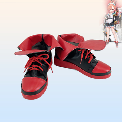 碧蓝档案美甘宁尼禄cos鞋定做