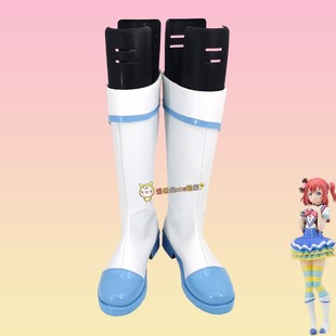 lovelivesunshine水团青空JumpingHeart黑泽露比cos鞋定制0385