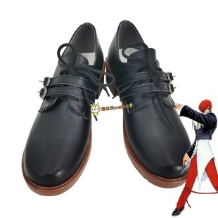 拳皇八神庵cos鞋定制0479动漫游戏人物cosplay鞋靴子来图还原定做