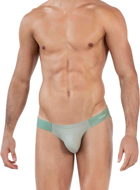 CleverModa 性感男士三角内裤超薄高弹牛奶丝U凸立体囊袋高叉1631