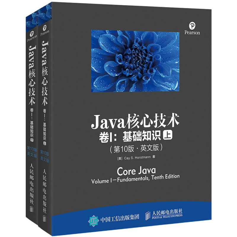 正版 Java核心技術 卷I 基礎知識 第10版 英文版 上下冊 java從入門到精通 java語言程序設計 java書籍 java教程 java編程思想