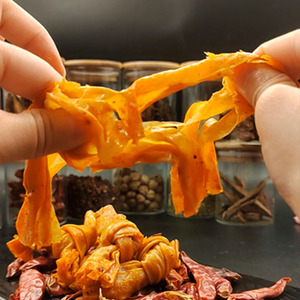 山西忻州特产辣条 妙口丫辣豆结180g 香辣豆制品即食手撕零食辣条