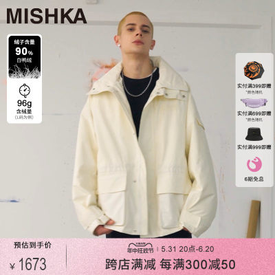 MISHKA复古军工装前微立体绣花