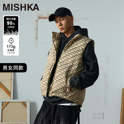 MISHKA立领皇冠十字印花