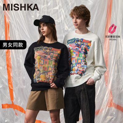 mishka宽松美式复古卫衣