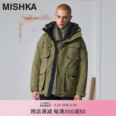 mishkanyc连帽常规羽绒服