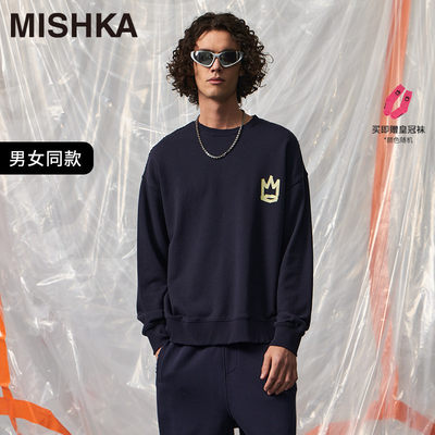 mishka美式时尚圆领套头卫衣