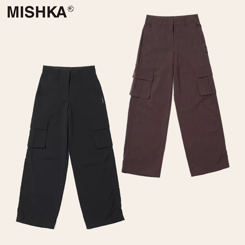 自然腰休闲MISHKA长裤休闲裤