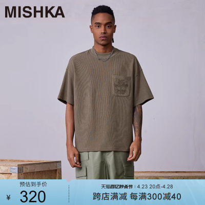 Mishka大眼球短袖男士T恤