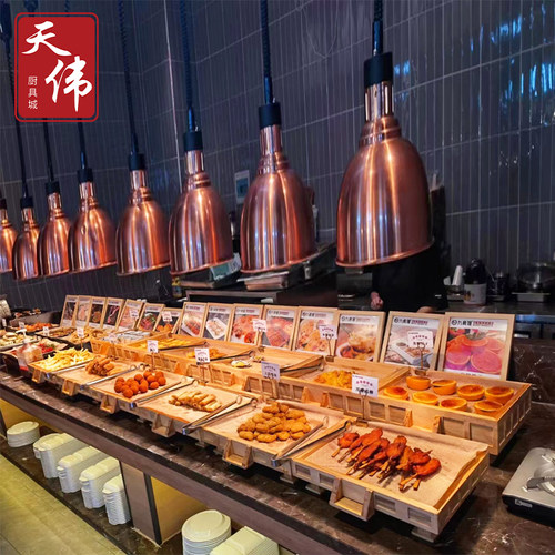 木质炸品展示盒创意蛋挞薯条展示