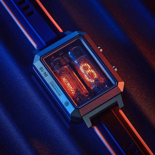 IN-16辉光管腕表赛博朋克风无线充电手表送男友礼物