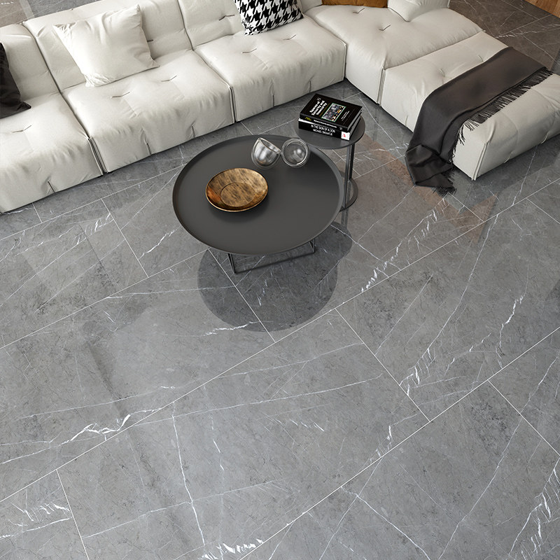 新中源600*1200瓷砖地砖客厅卧室浅灰色现代简约墙砖2ng126119