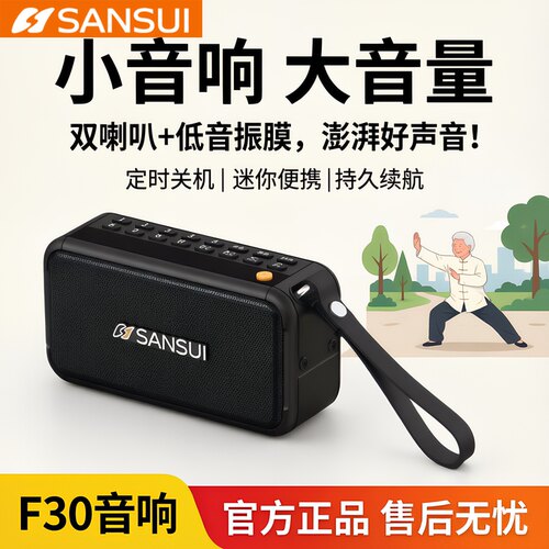 山水F30蓝牙音箱便携广场舞音响