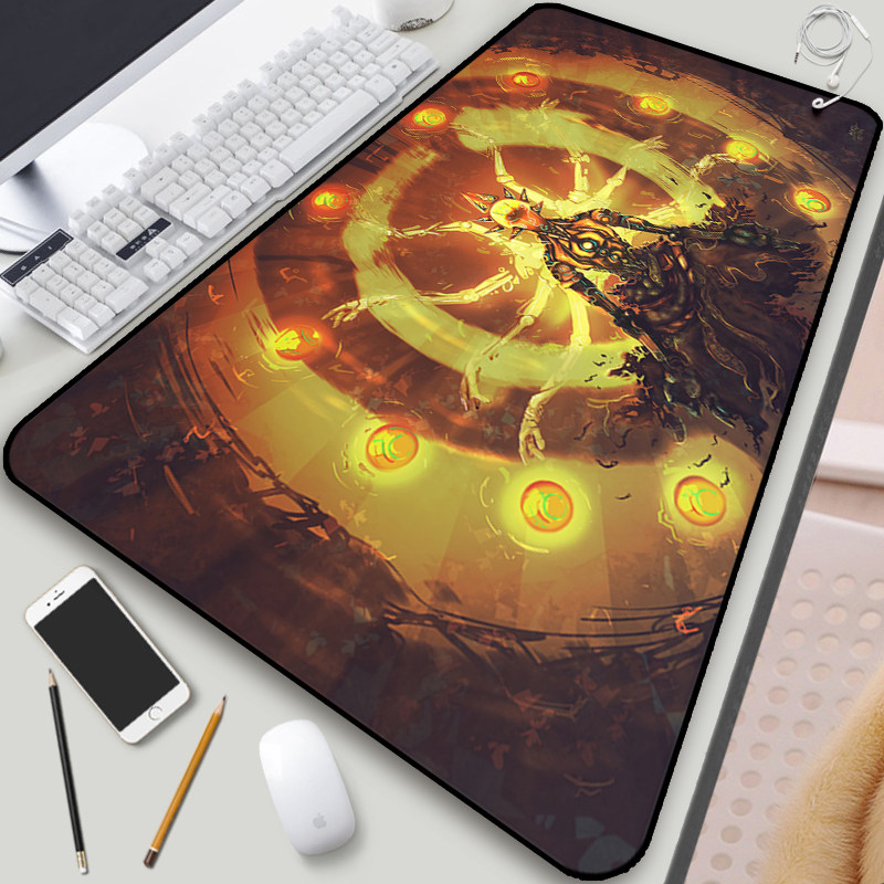 Zenyatta泰哈撒禅雅塔鼠标垫守望师父和尚武僧电竞游戏周边键盘垫