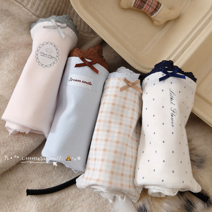 内裤女纯棉10a级抗菌2026新款绝美高颜值中腰款式亲肤女士三角裤