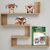 眼镜架狐狸树懒猫咪趣味饰品架子太阳镜展示台手表珠宝眼镜展示架