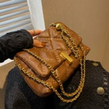 Универсальная небольшая небольшая сумка, сумка через плечо, демисезонная модная цепь, сумка на одно плечо, изысканный стиль, коллекция 2022