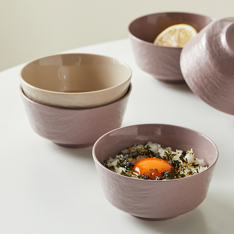 meelyhome香芋风餐具陶瓷碗