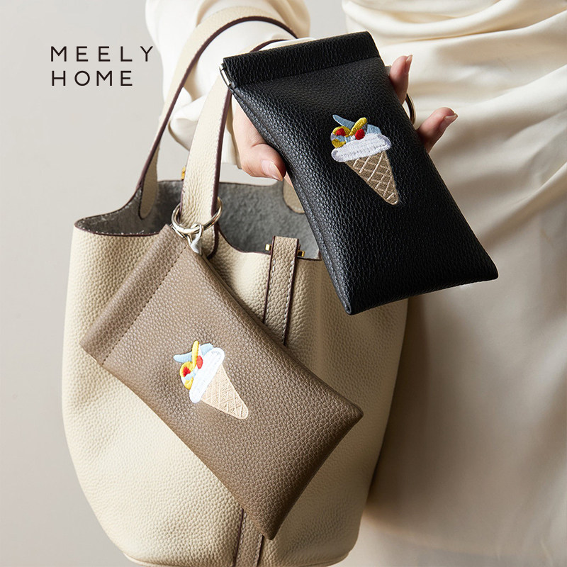 meelyhome眼镜收纳袋自动闭合