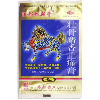 【陪都】壮骨麝香止痛膏7cm*10cm*4贴/袋