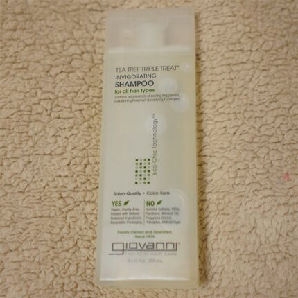 现货 美国Giovanni 乔凡尼茶树薄荷控油去屑止痒洗发水250ml