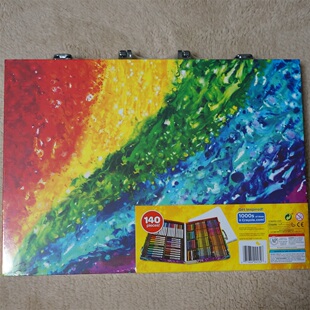 现货 美国购入crayola24、125、140件创意展现艺术绘画工具 套装