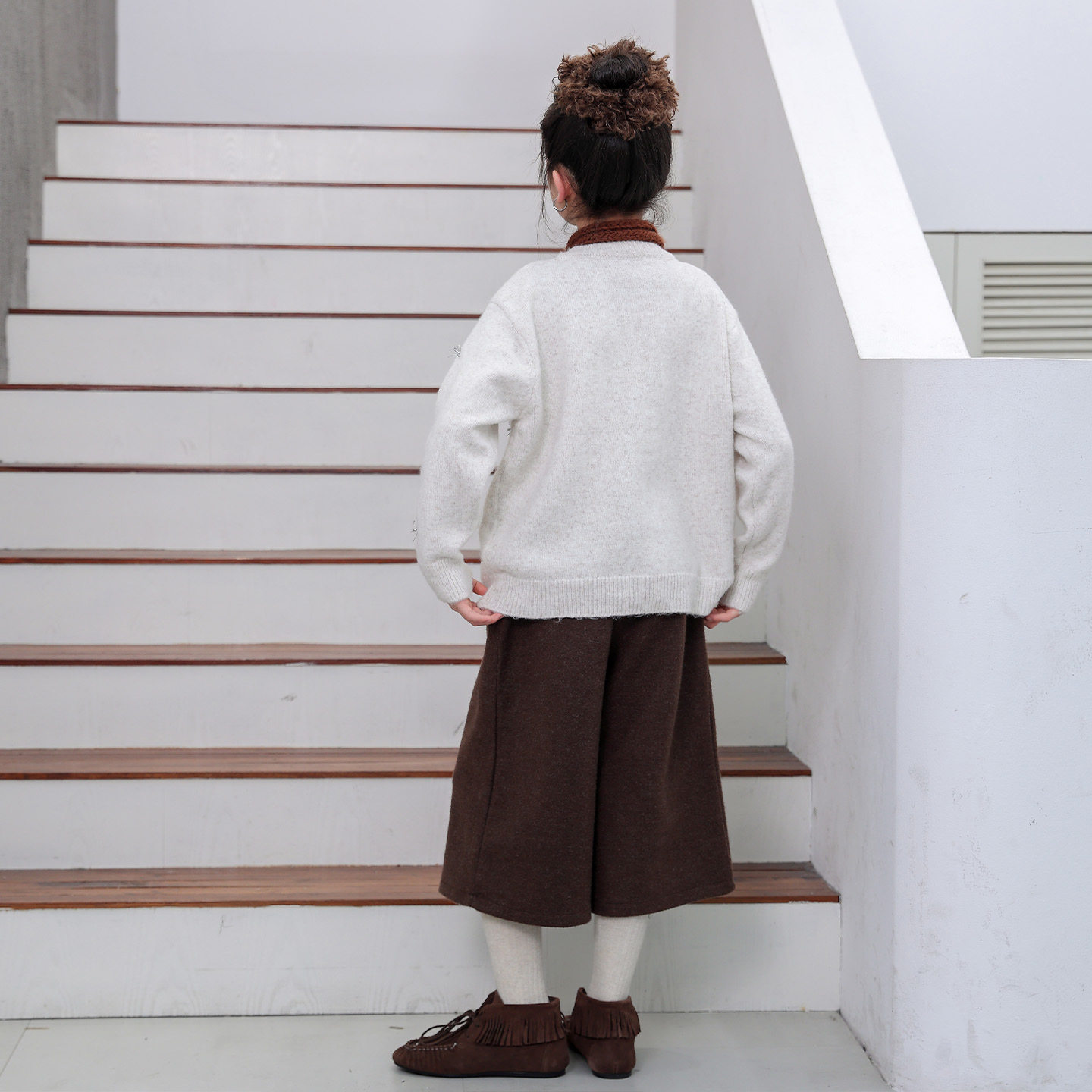 女童开衫毛衣2025新款春秋冬季中大童学生休闲百搭针织衫外套上衣