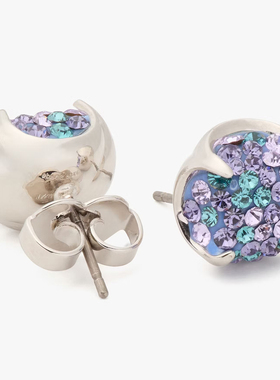 ks方形锆石耳钉Pop Of Joy 10mm Spade Flower Studs