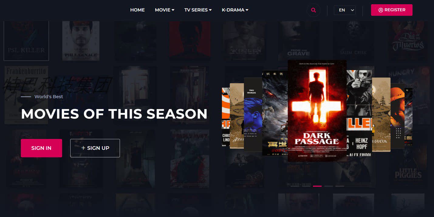 多语言在线点播电影流媒体平台系统源码