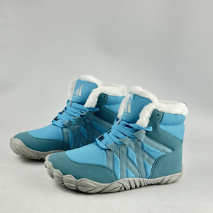 五指状形 男女抗寒保暖棉鞋 外贸尾货宽楦宽脚肥脚运动鞋 户外徒步鞋