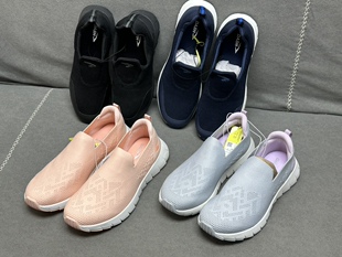 外贸捡漏浅口男女套脚休闲鞋 跑步 记忆回弹平底缓震舒适脚感运动鞋