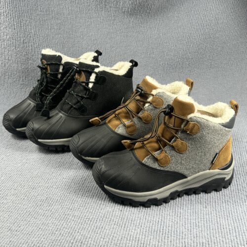 瑕疵品情侣款户外保暖雪地靴防水防滑雪地棉冬季抗寒棉鞋