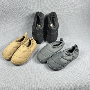 外贸出口男女款防滑运动鞋轻便防水舒适夹棉居家鞋