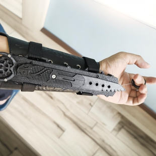 刺客信条袖剑护臂手套套装康纳360度可旋转线控cosplay隐藏道具