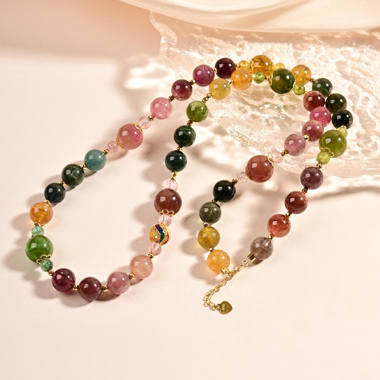 碧玺珐琅彩球项链（多样性发货） JFHQ945090