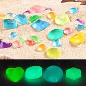 微景观创意夜光钻石仿真宝石手工DIY挖宝游戏装 饰盲袋几何小摆件