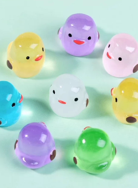 微景观创意卡通迷你小鸡摆件可爱桌面装饰品小动物儿童玩具小礼品