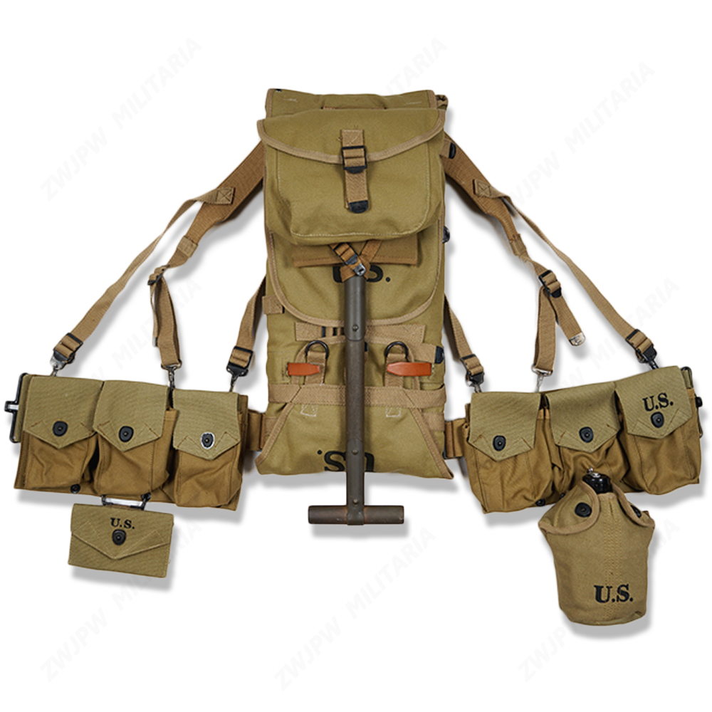 二战美军陆军士兵装备组m1928b.a.r.6联复刻出口