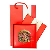 Five Paths God of Wealth Refrigerator Stickers 2025 New Style Metal Three-dimensional Relief Magnetic Stickers for Housewarming and Welcoming the God of Wealth Home Decoration Gift Box thumbnail 4