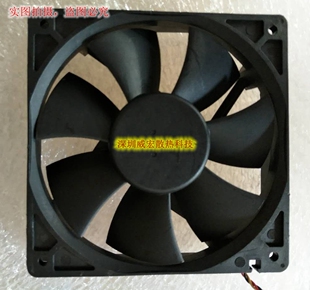 24V散热器风扇4/5/6/7/8/9CM厘米机箱工控机高转速CPU显卡静音