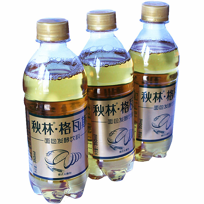 秋林格瓦斯饮料俄式风味东北特产饮品大列巴面包发酵18元/3瓶包邮