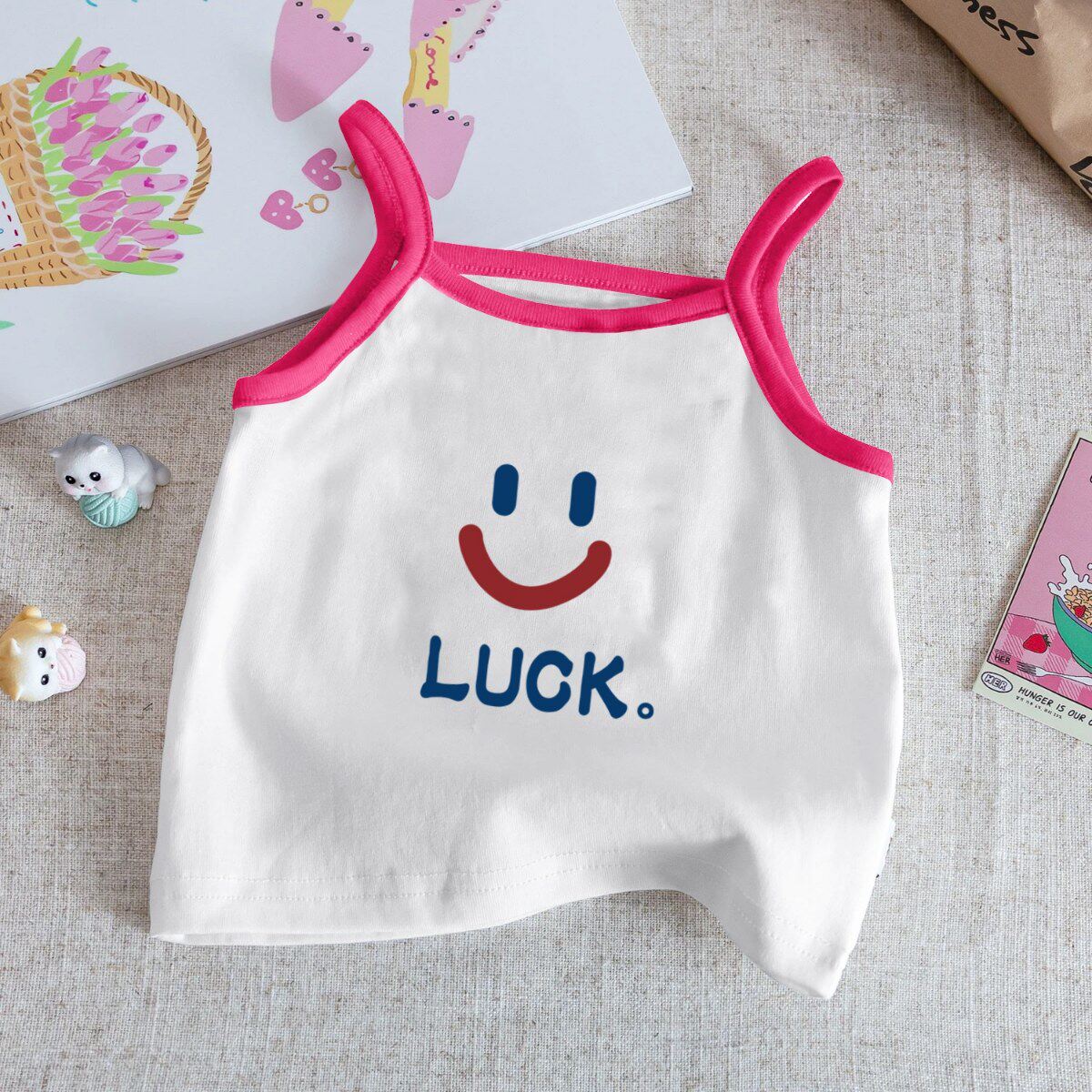 女童背心夏季薄款纯棉女打底内穿宝宝无袖上衣外穿儿童背心吊带衫