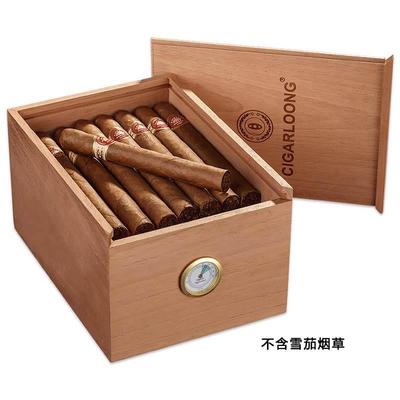 CIGARLOONG茄龙雪茄保湿盒雪松木实木大容量防虫醇化雪茄收纳盒
