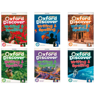 【进口直营】英文原版Oxford Discover writing and spelling 1-6级别拼写书牛津少儿英语探索发现系列配套Oxford Discover教材