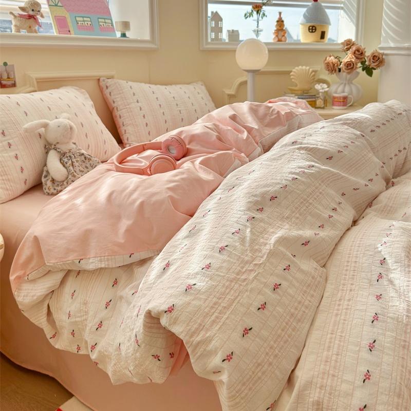 A类母婴级四件套纯棉床单被套