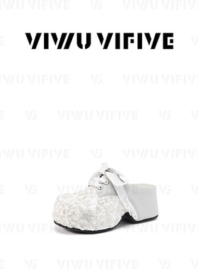 V5 VIWU·VIFIVE「繁花」勃肯鞋法式气质亮片包头厚底玛丽珍鞋子