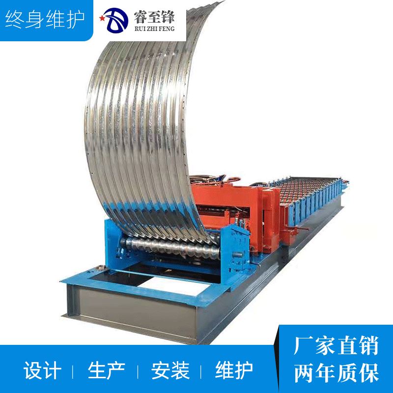 源头实力厂家冷弯成型机 全自动折弯成型粮仓机 彩钢板粮仓成型机