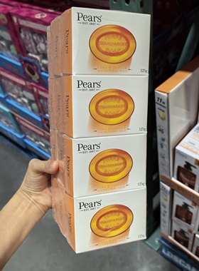 开市客代购 PEARS梨牌琥珀橙精油水晶皂125g