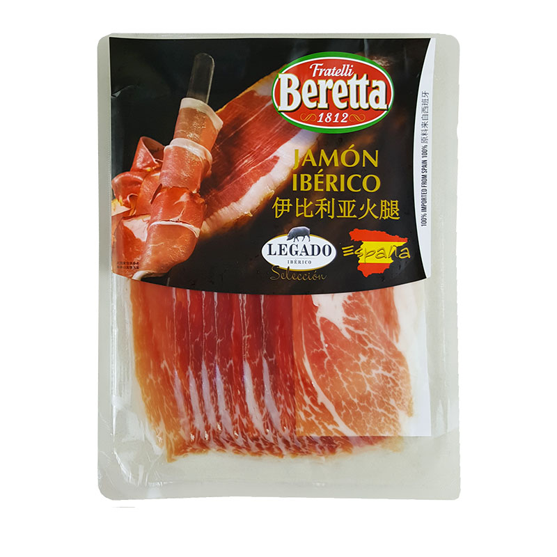 西班牙伊比利亚黑猪火腿切片 Elpozo legado Iberico 100g 粮油调味/速食/干货/烘焙 火腿/即食火腿/加工火腿 原图主图